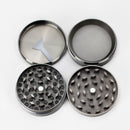 Spider Gun Metal Grinder 52mm 4 parts Box of 12 Display Pack NIBO Distribution