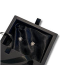 SILVER CANNABIS LEAF EARRING Jewelry The Kush Girls