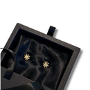 18K GOLD CANNABIS LEAF EARRING Jewelry The Kush Girls