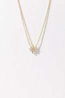 18K GOLD CANNABIS LEAF NECKLACE Jewelry The Kush Girls