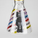 10" Companion Design Glass Beaker Bong Glass Bong 777 Smoke