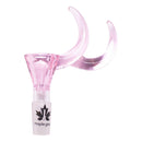 Maple Glass | Double Dizzy Horn Bowl 14mm Bowl · Popper Maple Craft Inc Pink