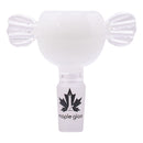 Maple Glass | Ethereal Wings Bowl 14mm Bowl · Popper Maple Craft Inc White