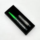 Metal Twisty Glass Blunt - Pen pipes Dab Rigs One Hitter 3 in 1 Blunt NIBO Distribution GREEN