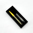 Metal Twisty Glass Blunt - Pen pipes Dab Rigs One Hitter 3 in 1 Blunt NIBO Distribution GOLD