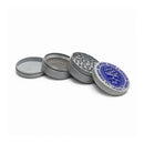 63mm Leaf&Skull Grinder – 4-Piece 6CT Display Pack Super Supplys Inc