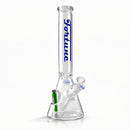 Fortune | 18" Beaker Bong – 7mm w/ Lighter Holder Glass Bong Fortune Blue
