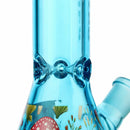 Fortune | 10" Colored 5mm Mushroom Beaker Glass Bong Fortune