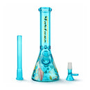 Fortune | 10" Colored 5mm Mushroom Beaker Glass Bong Fortune