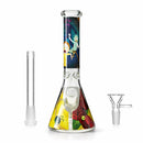 Portal Series 10” Graphic Beaker Bong Glass Bong Super Supplys Inc