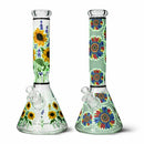 12.5” 7mm Luminous Bloom Beaker Bong Glass Bong Super Supplys Inc
