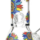 12.5” 7mm Luminous Bloom Beaker Bong Glass Bong Super Supplys Inc