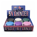 Cloud Clean 63.5mm – Residue-Free Aluminum Grinder Set - 6ct Display Pack Super Supplys Inc