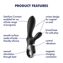 Satisfyer | Heat Climax+ Black Vibrator JAL