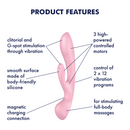 Satisfyer | Triple Oh Pink Vibrator JAL