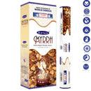 Satya Egyptian Musk Hexagonal Incense Sticks 9" Incense SunGlow Satya Myrrh Hexagonal Incense Sticks 9"