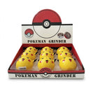 Famous Character Zinc 3 Parts Herb Grinder-9 Pcs In A Display Display Pack Super Supplys Inc