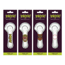 Bongjour!™ | 3.75" Clear Hand Pipe w/Decal (Assorted Decal 8 Pack) Glass Pipe West Coast Gifts