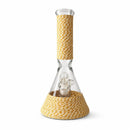 Braided Grip 12.5” 7mm Beaker Bong Glass Bong Super Supplys Inc Brown