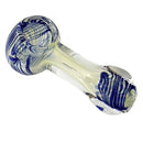 StripeWave 3" Glass Pipe-Assorted Design& Colours-2CT Glass Pipe Super Supplys Inc