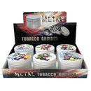 63*42mm ToonCloud Zinc Grinder-6 Assorted Design-6 Pcs/Display Display Pack Super Supplys Inc