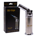 OG | Edge 5 Inches Single Flame Torch Lighter Torch Maple Craft Inc Silver