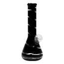 7" Colored Ribbon Mini Glass Bong - New Glass Bong Maple Craft Inc Black
