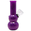 5" Netted Mini Glass Bong Glass Bong Maple Craft Inc Purple