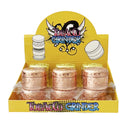 52mm*41mm Zinc Monarch Skull Grinder-4 Parts-Assorted-12 CT Display Pack Super Supplys Inc