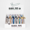6" Glass Pipe with Screen (GS 3010) – Box / 24 Pack Glass Pipe LEHIGH WHOLESALE