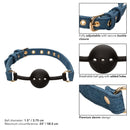 Ride 'Em Premium Denim Collection Ball Gag Adult Toy JAL