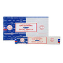 Satya | Nag Champa 16G Incense Display of 12 Incense Maple Craft Inc Sweet Vanilla