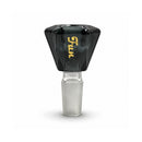 Fortune | 14mm Faceted Diamond Bowl Piece Bowl · Popper Fortune Black