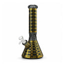 12.5" Plaid Beaker Bong with Gift Box Glass Bong Super Supplys Inc Black