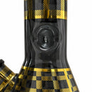 12.5" Plaid Beaker Bong with Gift Box Glass Bong Super Supplys Inc