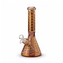 12.5" Plaid Beaker Bong with Gift Box Glass Bong Super Supplys Inc Pink