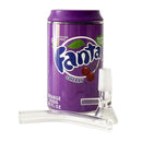 Soda Can Glass Bong Assorted Design-6 Pcs/Display Glass Bong Super Supplys Inc