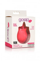 Gossip Pink Twirl 10X Silicone Licking Rose Adult Toy JAL