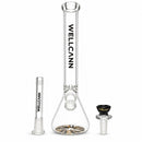 11" Wellcann Prism Base Beaker Bong Glass Bong Super Supplys Inc