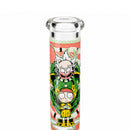 14" 7mm Interdimensional Glow Beaker Bong Glass Bong Super Supplys Inc