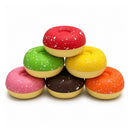 60mm Sprinkle Donut 3-Part Herb Grinder Display Pack Super Supplys Inc