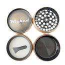 Wicked| 63*56mm 4 Parts Heavy Duty Zinc Grinder-6 CT