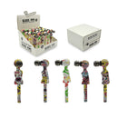 MST4058 - glass pipe with cap - 24/Display Glass Pipe The MST