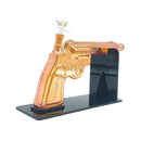MST172 - 8 Inch Pistol Design Glass Piece – Bold, Stylish & Durable Glass Bong The MST Red