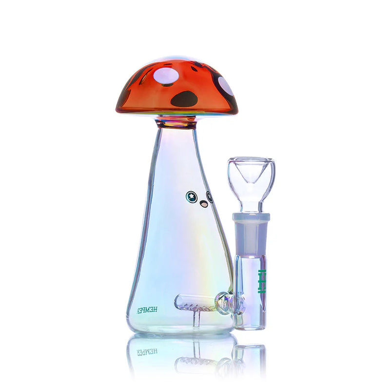 SC Hemper 6" Trippy Shroom Glass Water Pipe