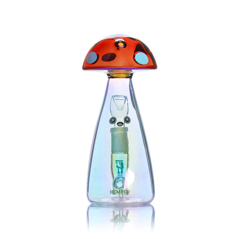 SC Hemper 6" Trippy Shroom Glass Water Pipe