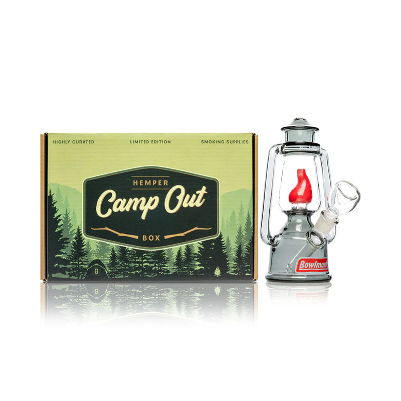 SC Hemper 6.75" Bowlman Camping Lantern Glass Water Pipe