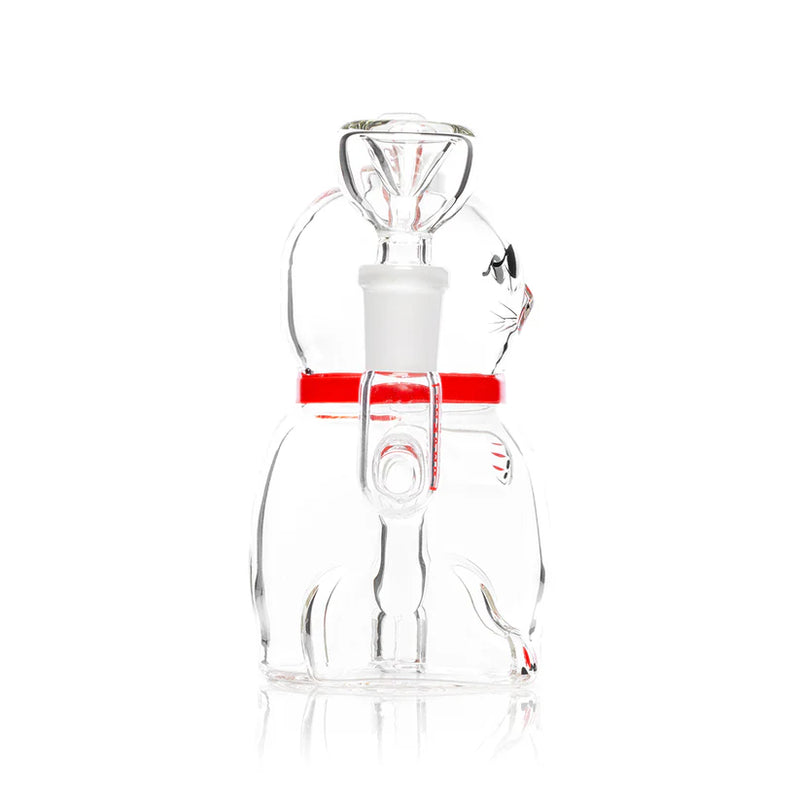 SC Hemper 5" Lucky Money Cat Glass Water Pipe
