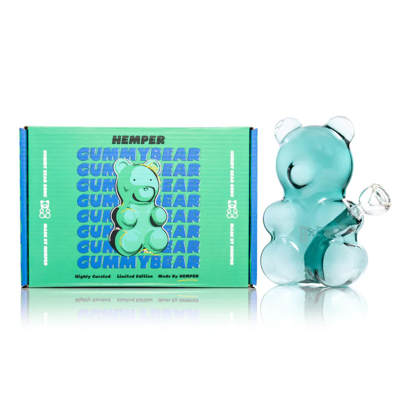 SC Hemper 6.6" Gummy Bear Glass Water Pipe