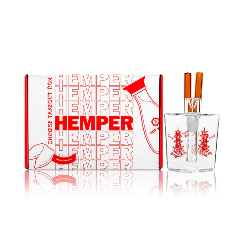 SC Hemper 6" Chinese Takeout Water Pipe
